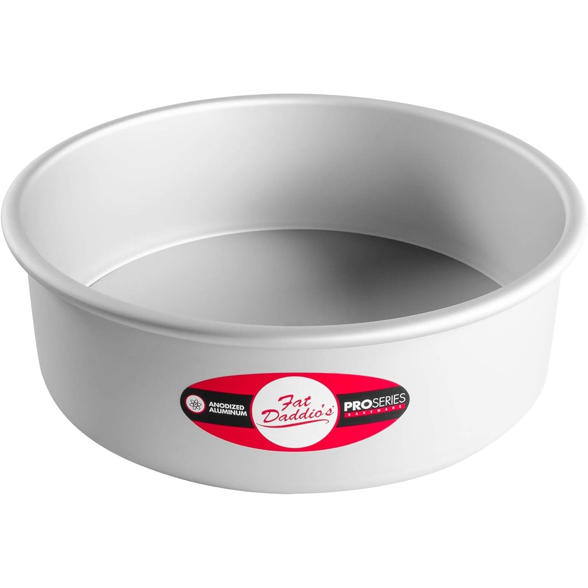 Fat Daddio's ProSeries anodized aluminum round cheesecake pan top-down view