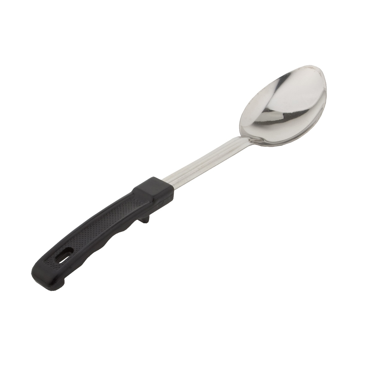 Libertyware PHS13 13-inch solid stainless steel basting spoon with black plastic handle
