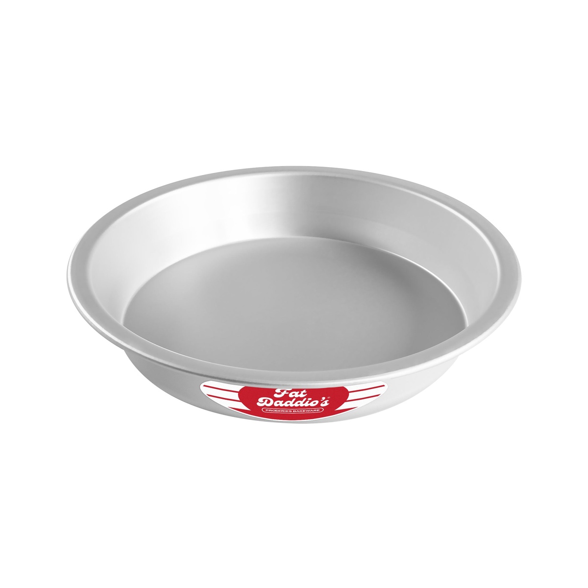 Fat Daddio's 6-inch round aluminum pie pan with branded label