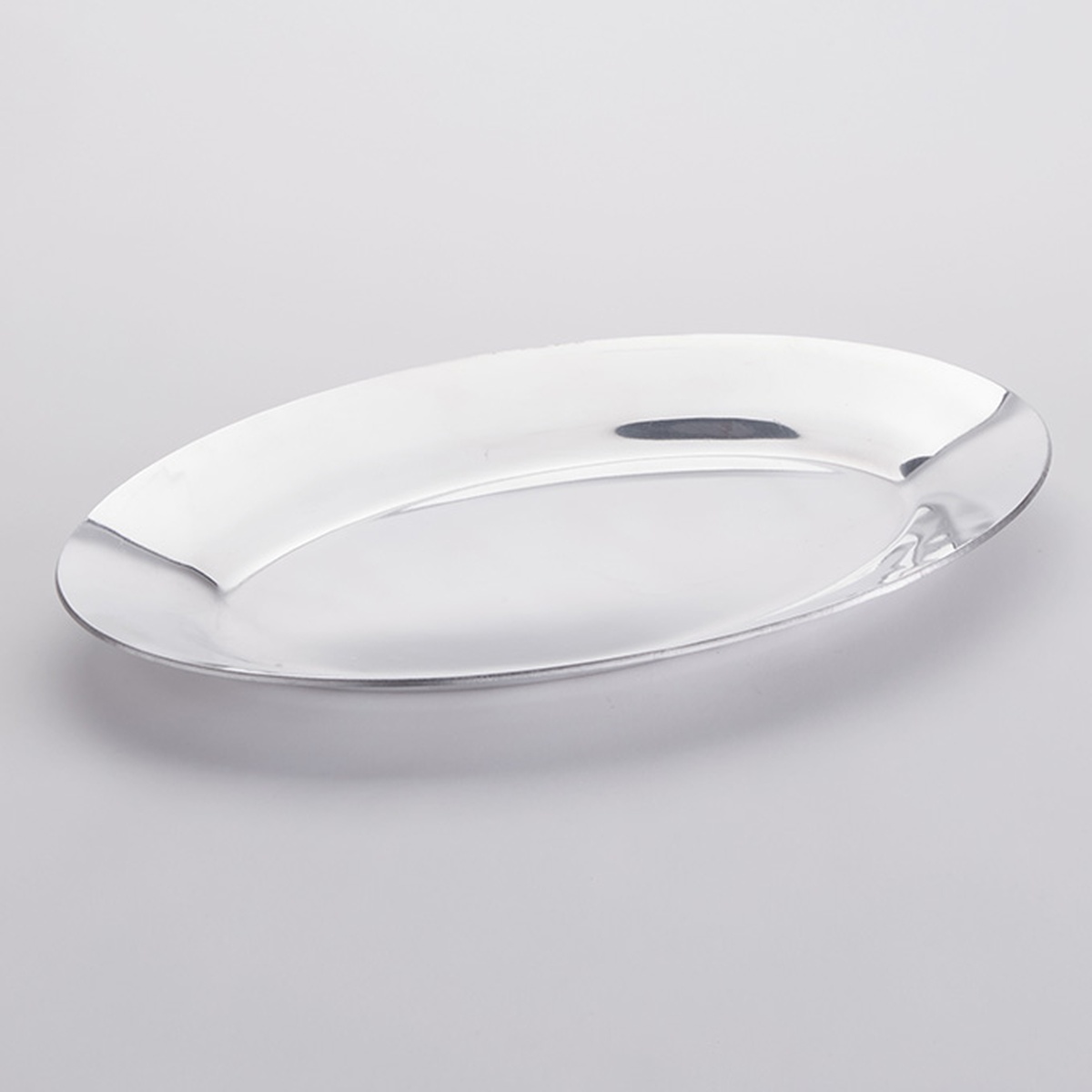 American Metalcraft PLA912 oval aluminum sizzle platter with mirror finish