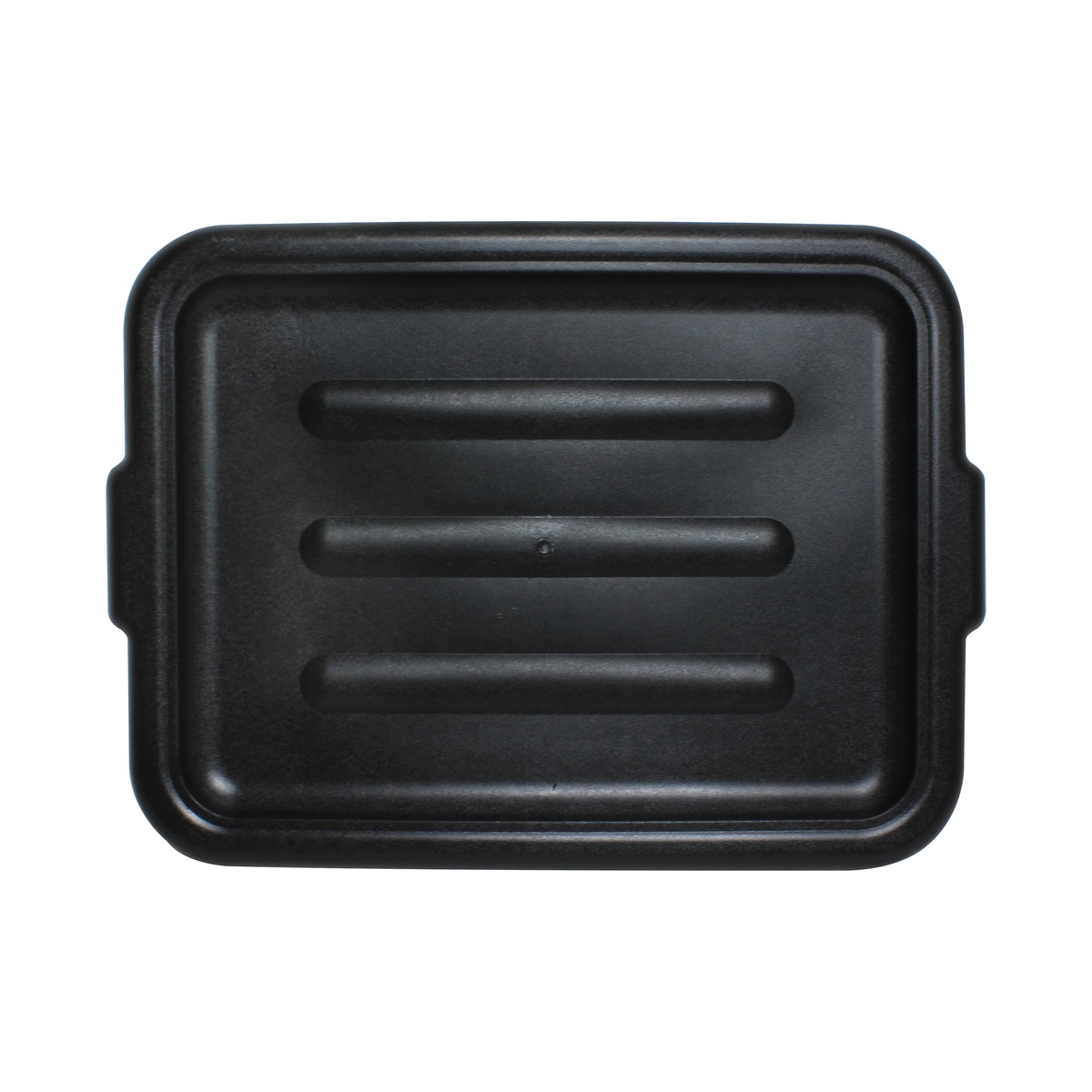 Thunder Group PLBTC001B black bus box lid top view showing ribbed surface and side handles