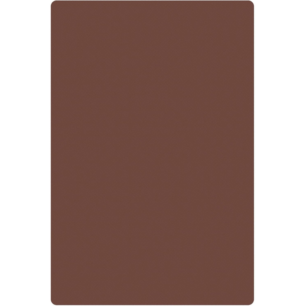 Thunder Group PLCB181205BR brown polyethylene cutting board, 12 x 18 x 1/2 inch, rectangular
