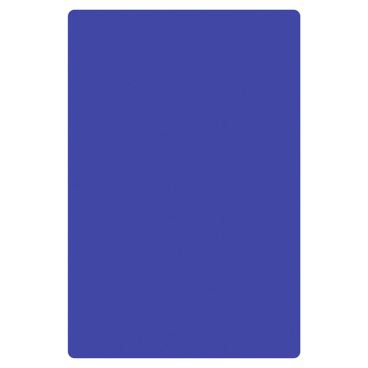 Thunder Group PLCB201505BU blue polyethylene rectangular cutting board, 15 x 20 x 1/2 inch