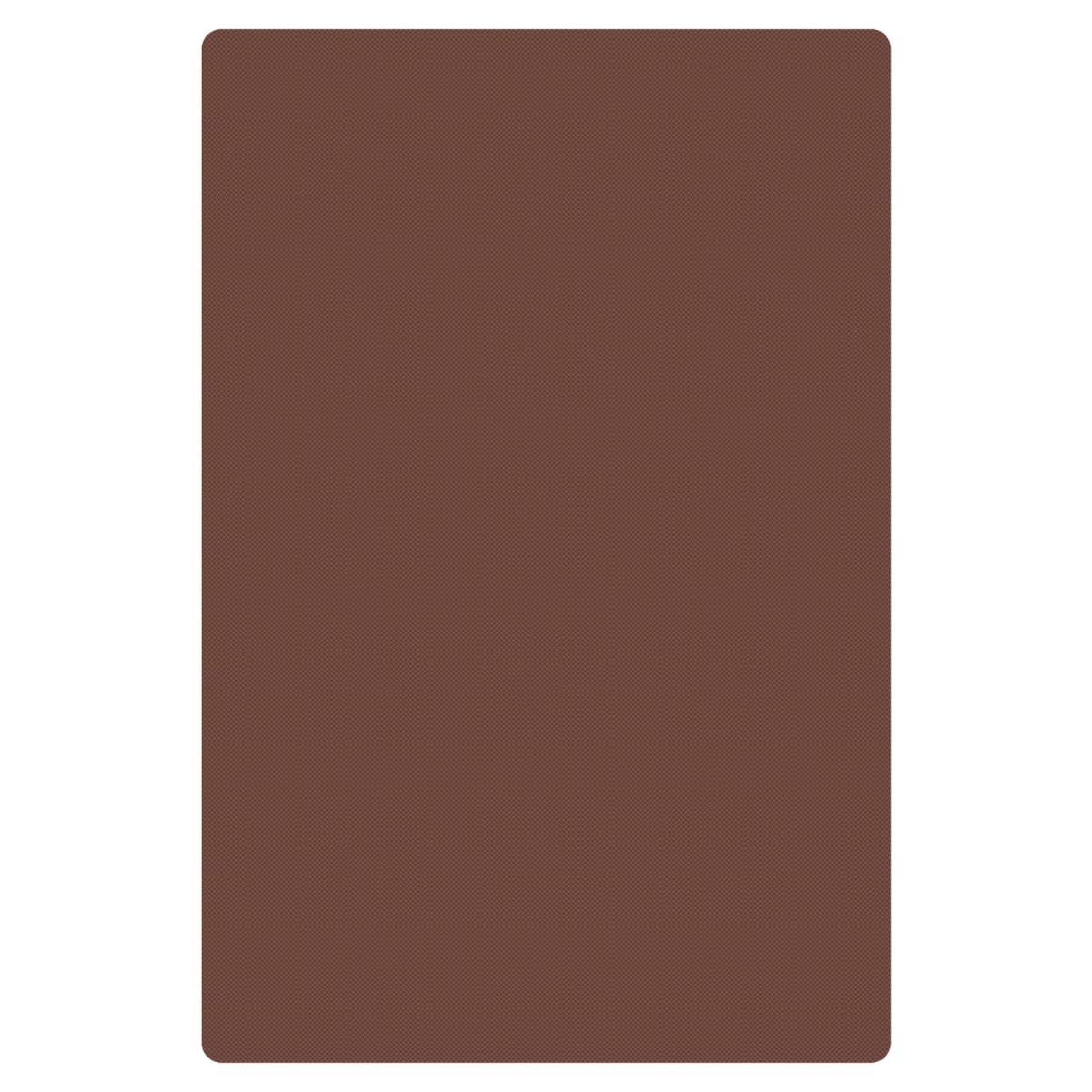 Thunder Group PLCB241805BR brown polyethylene rectangular cutting board, 18 x 24 x 0.5 inch