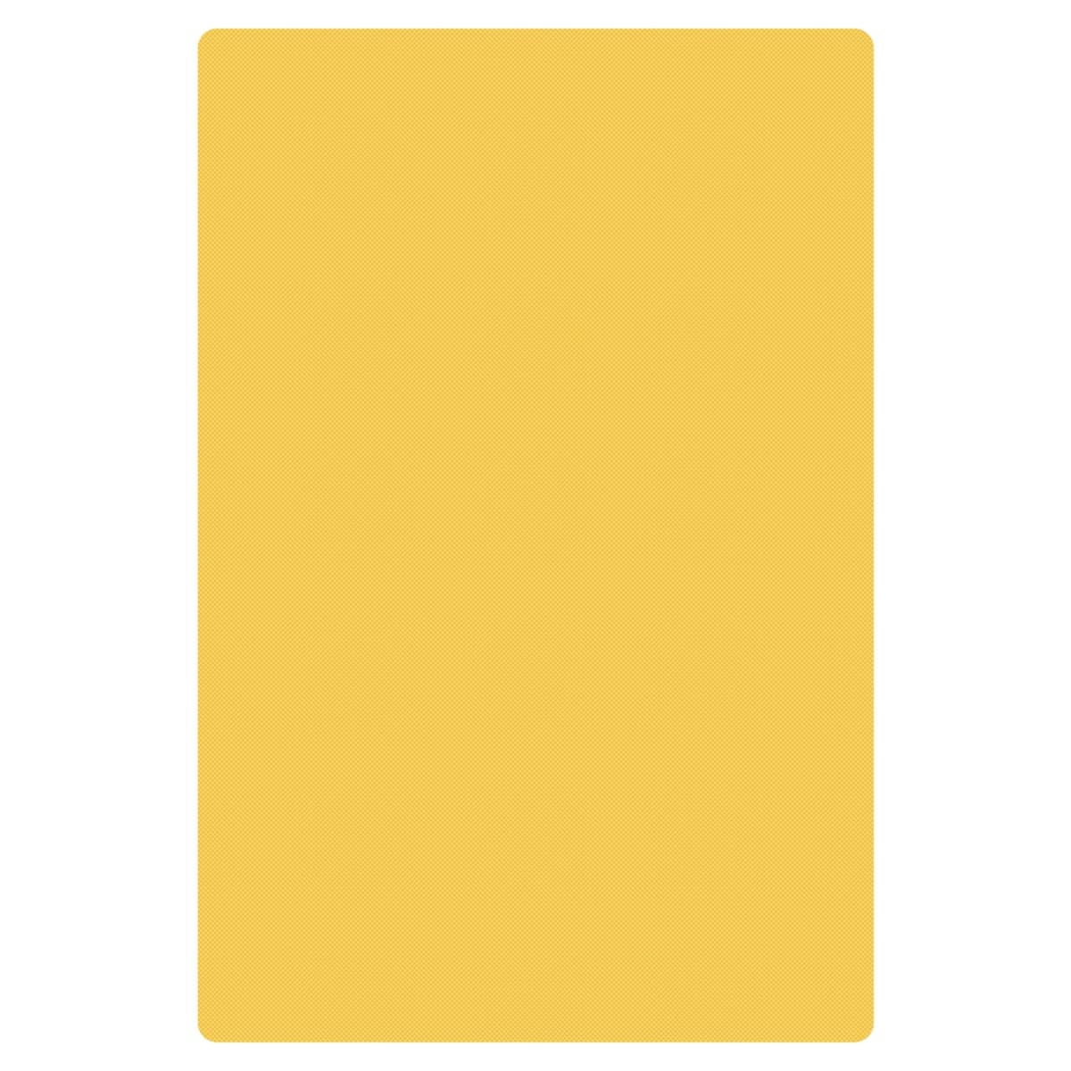 Thunder Group PLCB241805YW yellow polyethylene cutting board, 18 x 24 inches, rectangular with non-skid textured surface