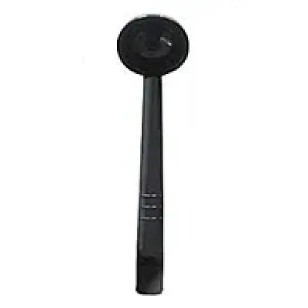 Thunder Group PLOP013BK black polycarbonate ladle with 13-inch handle and round bowl
