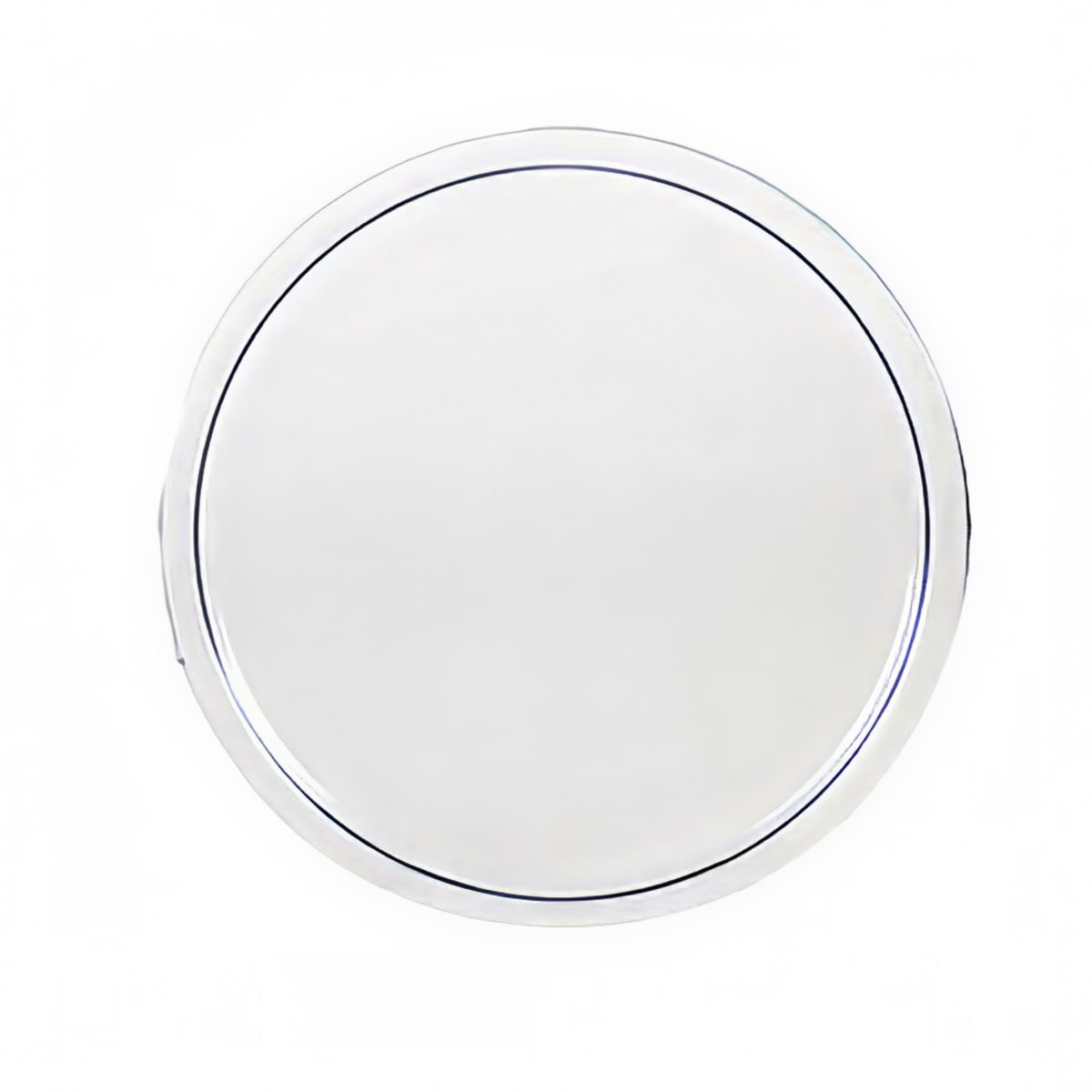 Thunder Group PLRFC0608PC clear round polycarbonate food storage container cover, top view