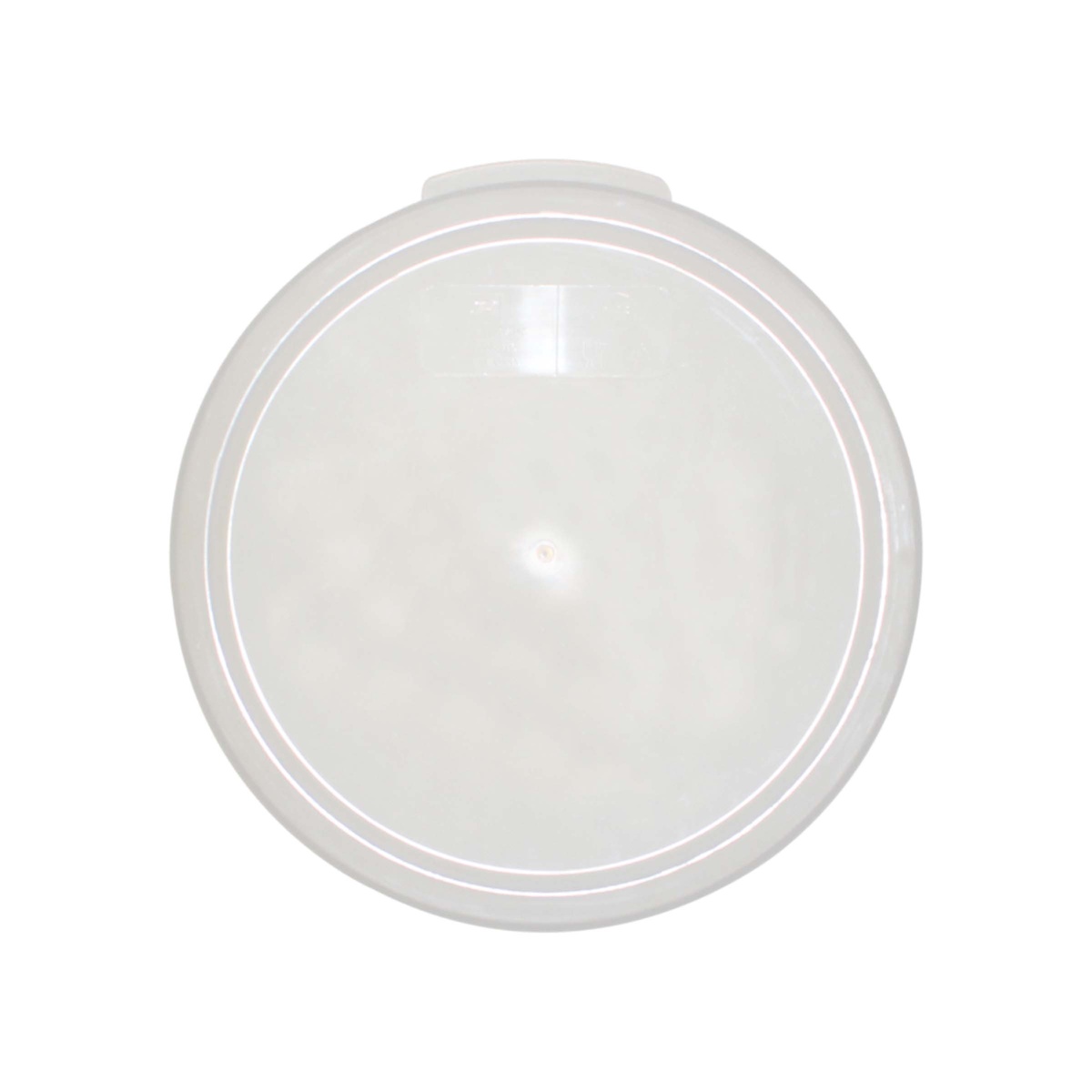 Thunder Group PLRFC0608TL translucent round polypropylene lid for 6 and 8 quart food storage containers