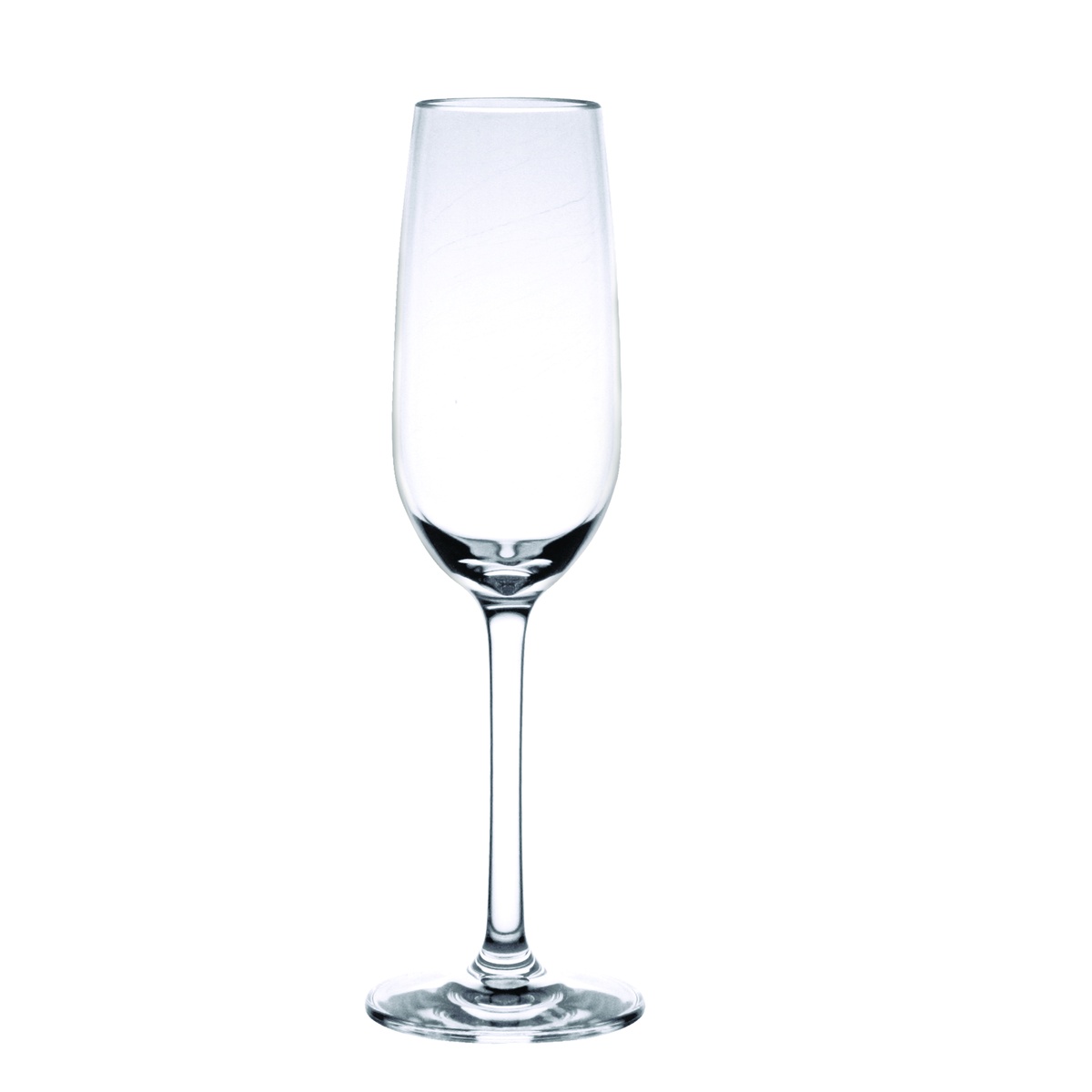 Thunder Group PLTHCP007C 7 oz clear polycarbonate champagne flute with slim stem and round base
