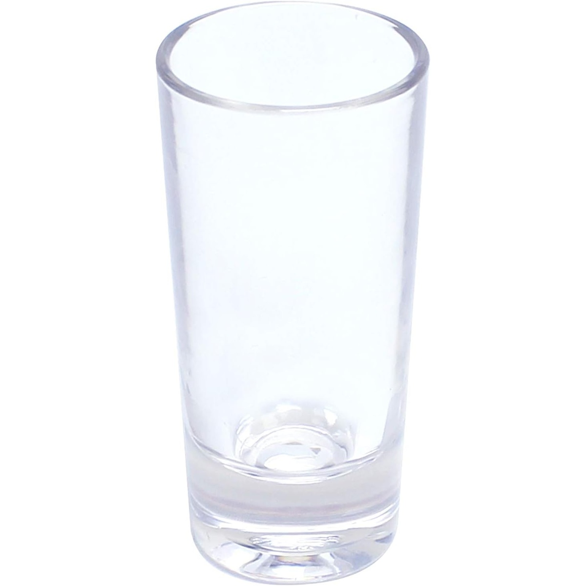 Thunder Group PLTHSG015CC clear polycarbonate 1.5 oz shot glass with heavy base
