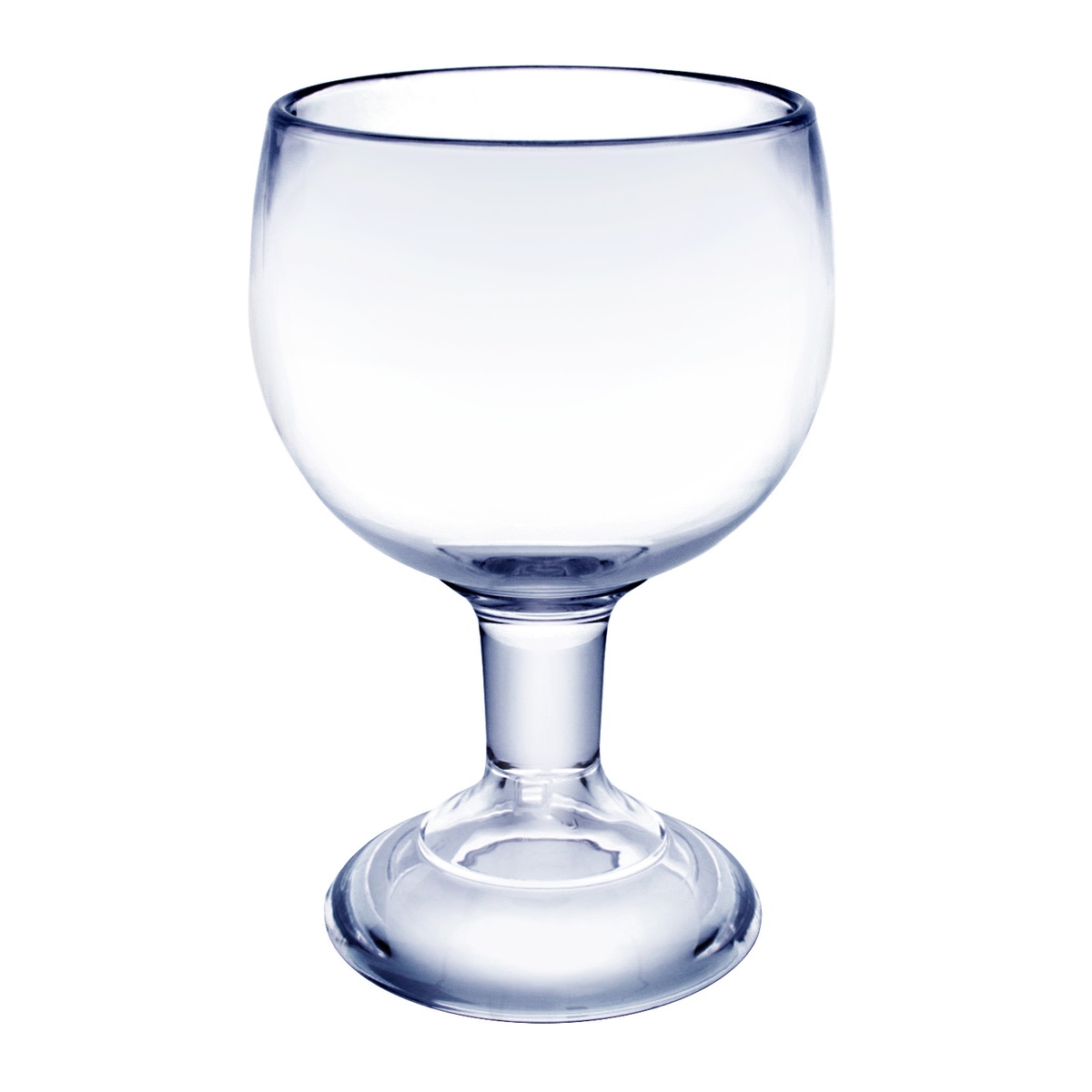 Thunder Group PLTHSN024C 24 oz clear polycarbonate schooner glass with round bowl and stem base