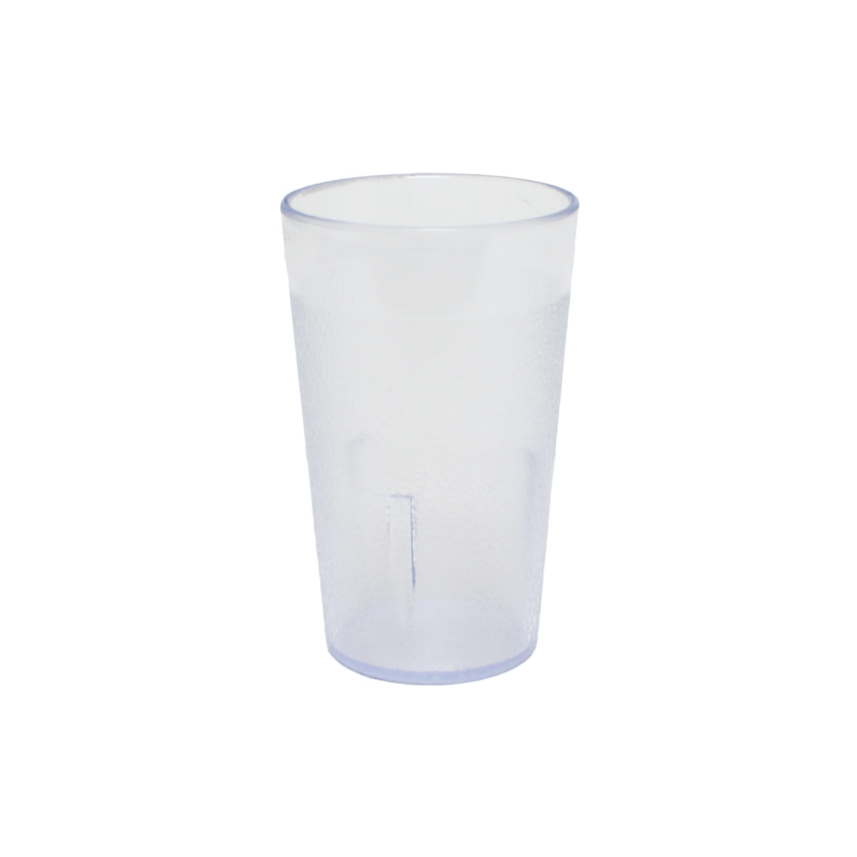 Thunder Group 5 oz clear pebbled plastic stackable tumbler