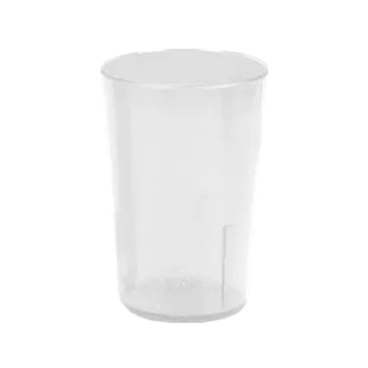 Thunder Group PLTHTB010C clear plastic tumbler with textured exterior, 9-1/2 oz.