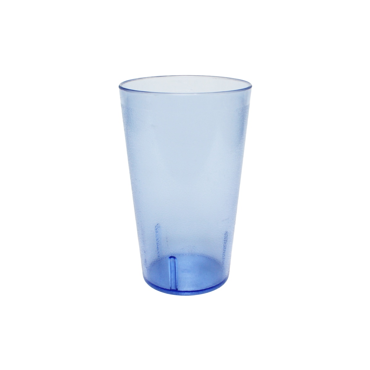 Thunder Group 32 oz blue AS plastic tumbler with textured exterior on white background