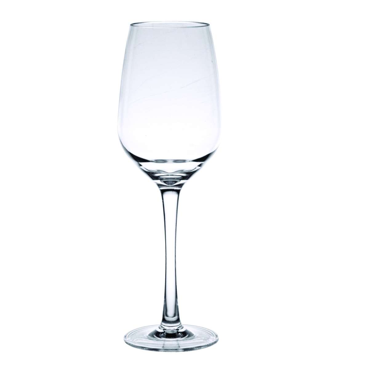 Thunder Group PLTHWG014RC 14 oz clear polycarbonate wine glass, front view on white background