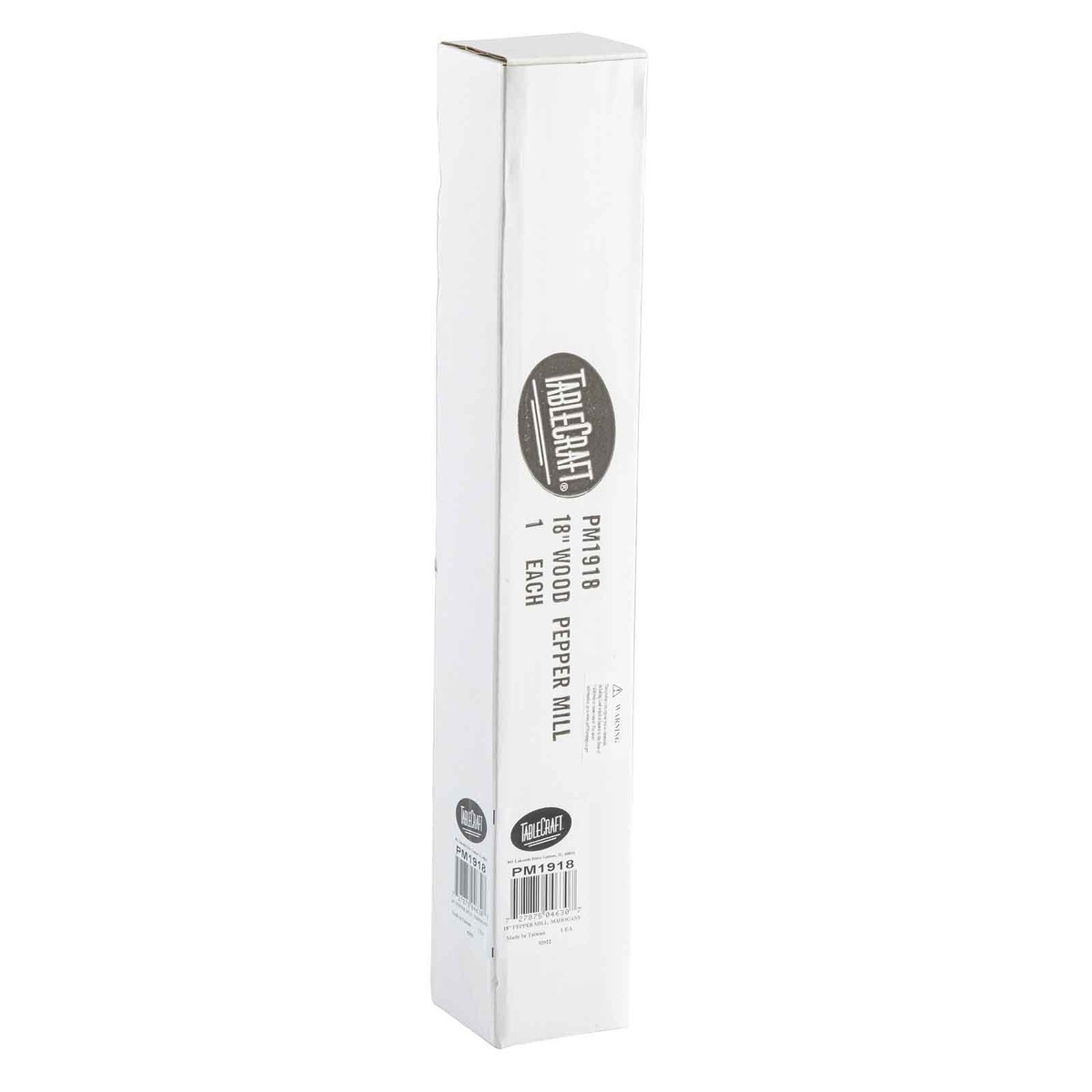 TableCraft PM1918 pepper mill original product packaging box closed