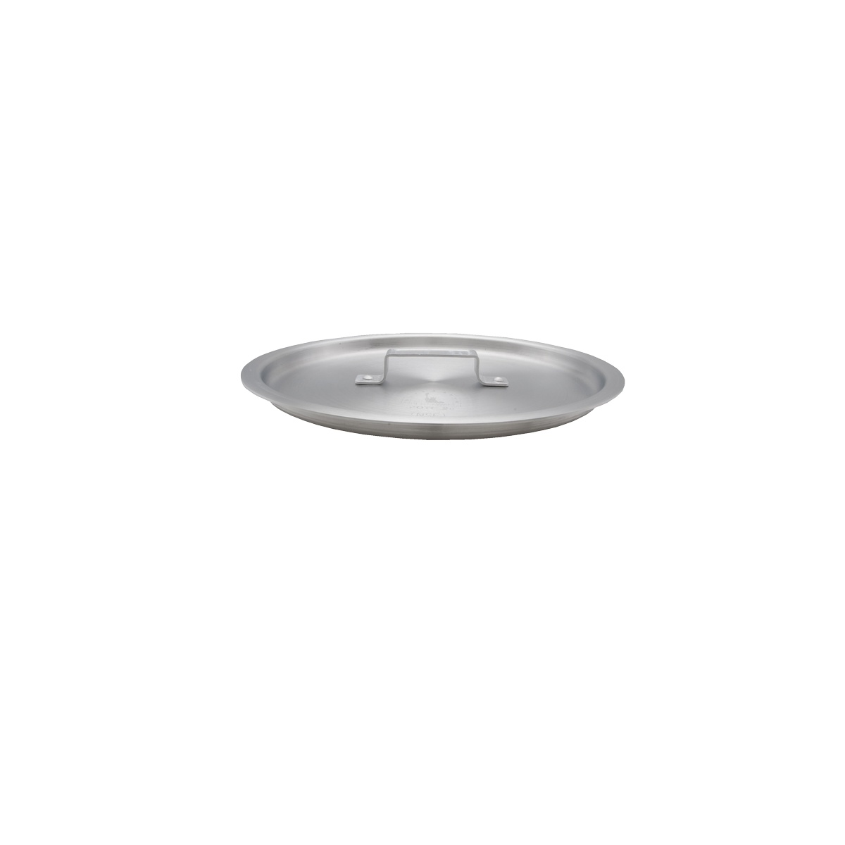 Libertyware POTC20 round flat aluminum stock pot cover with center handle, 12-1/2 inch diameter