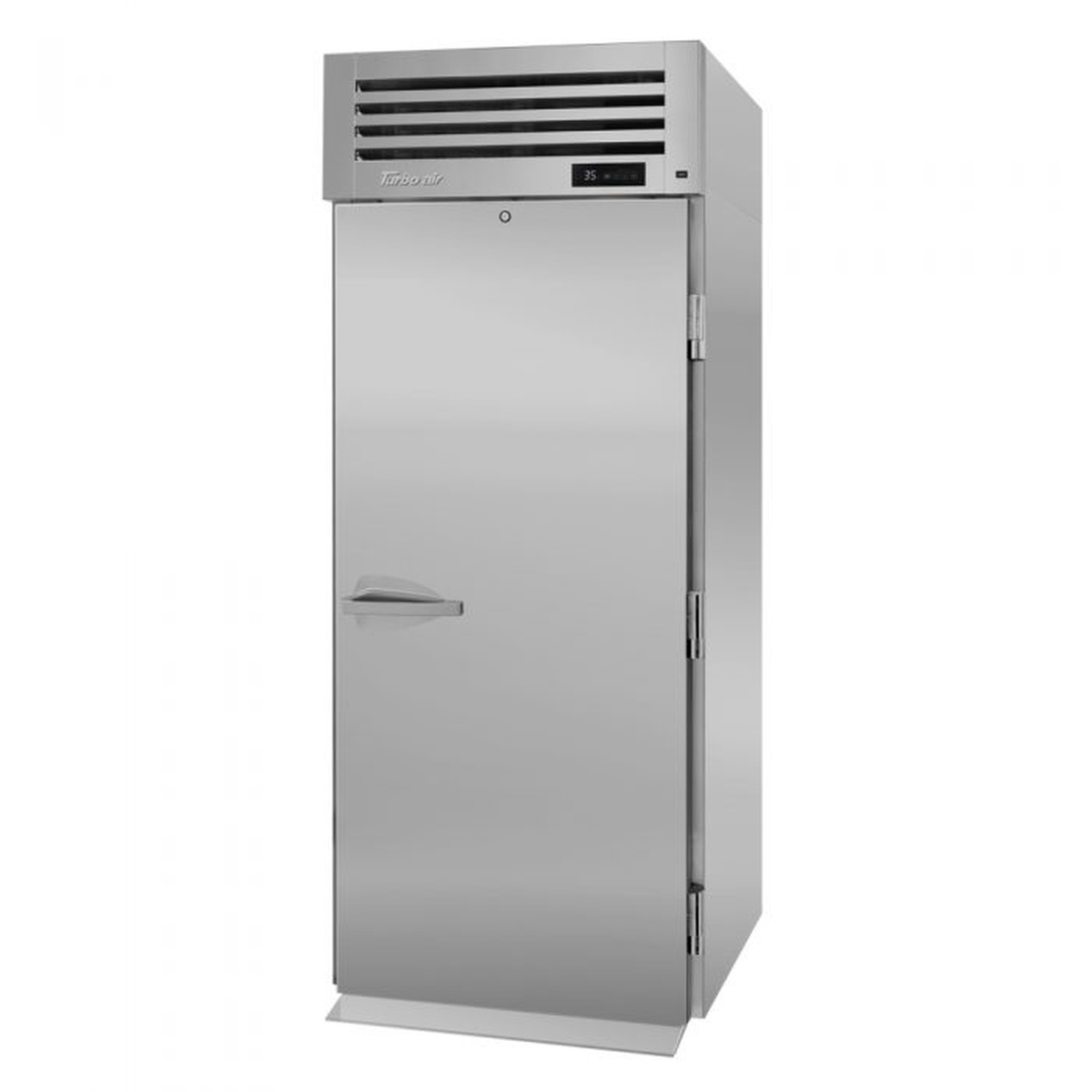 Turbo Air PRO-26R-RI-N right-hinged solid door roll-in refrigerator, stainless steel exterior with top-mount compressor