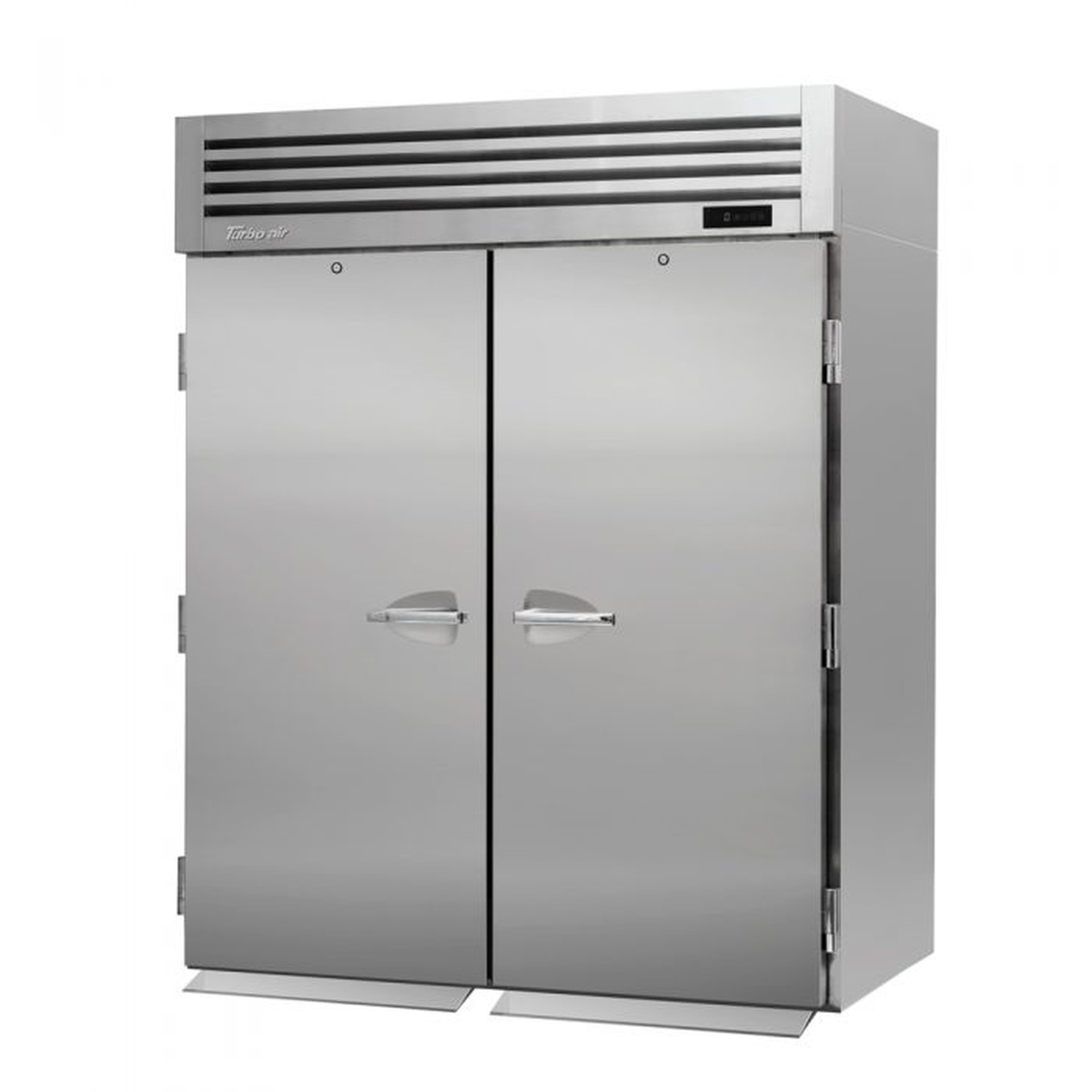 Turbo Air PRO-50F-RI-N two-section roll-in stainless steel solid door reach-in freezer