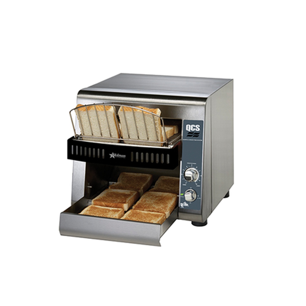 Star QCS1-350 compact conveyor toaster with toast holding area