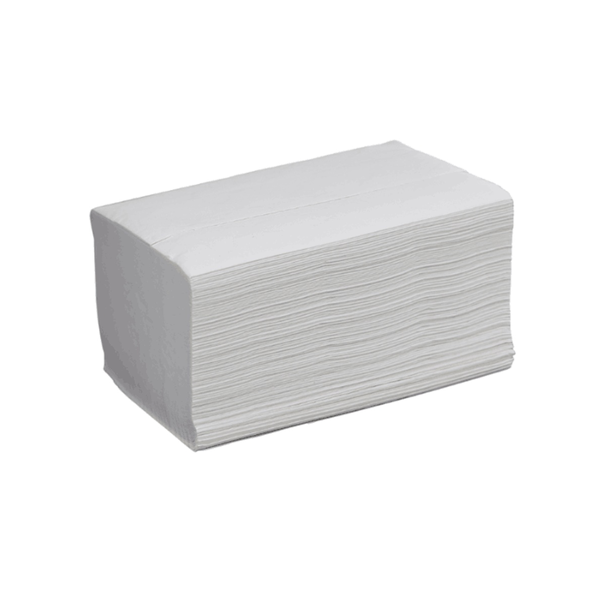 Stack of white Nova interfolded dispenser napkins