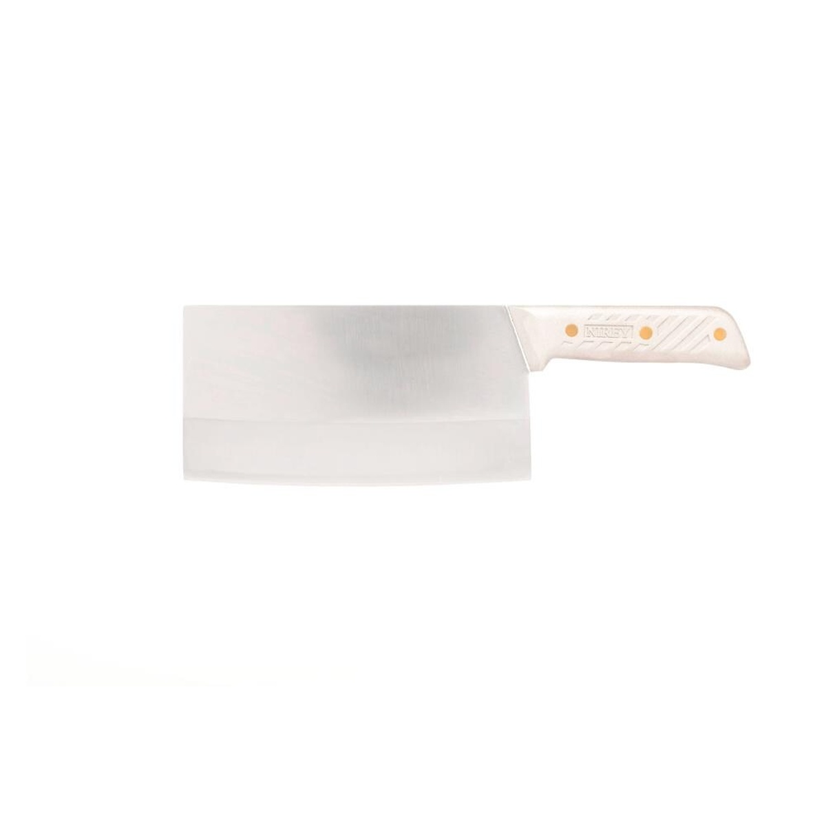 Master Grade R-602 Chinese-style stainless steel big chef chopping knife with white handle