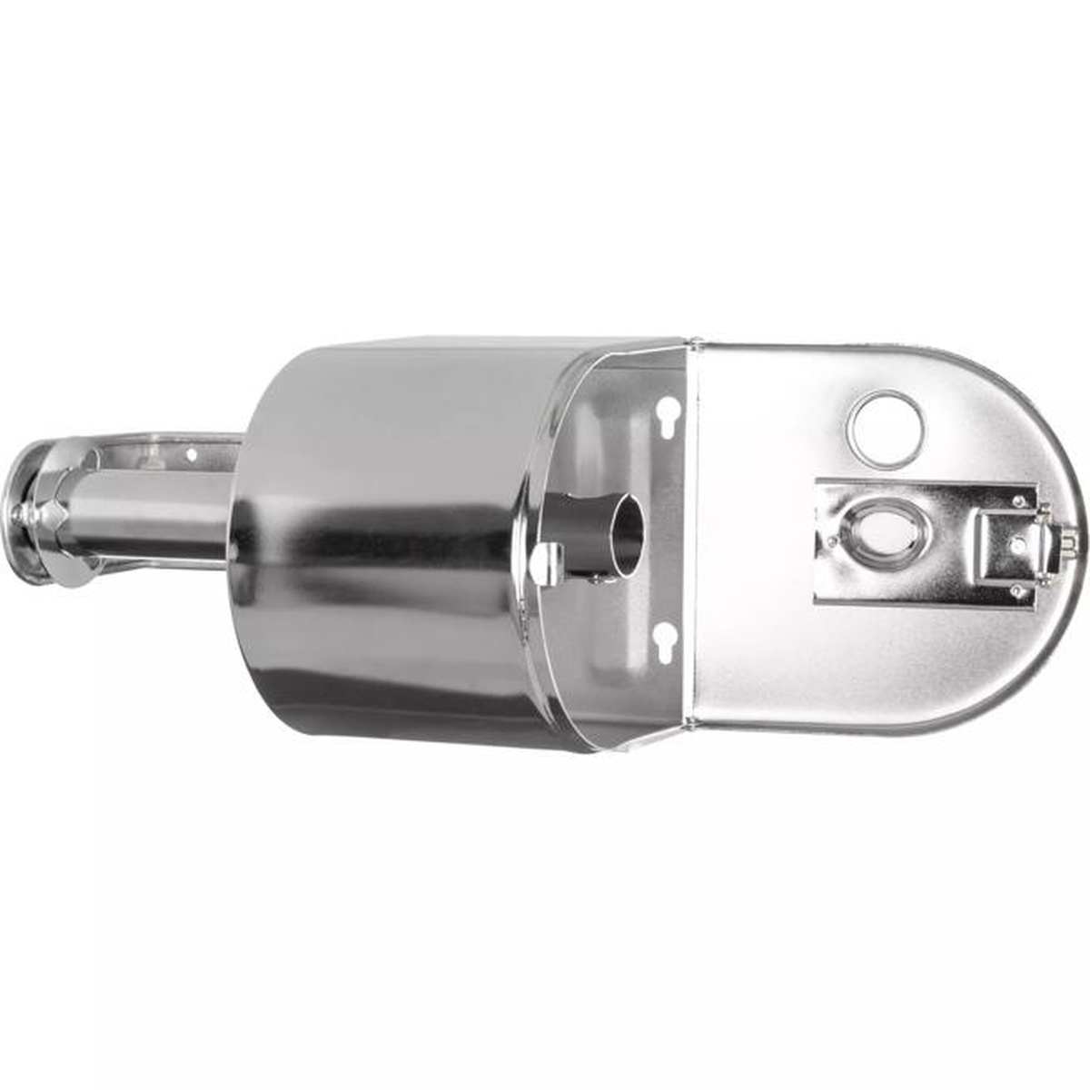 San Jamar R1500XC tissue dispenser back panel showing wall-mounting hardware and keylock cylinder