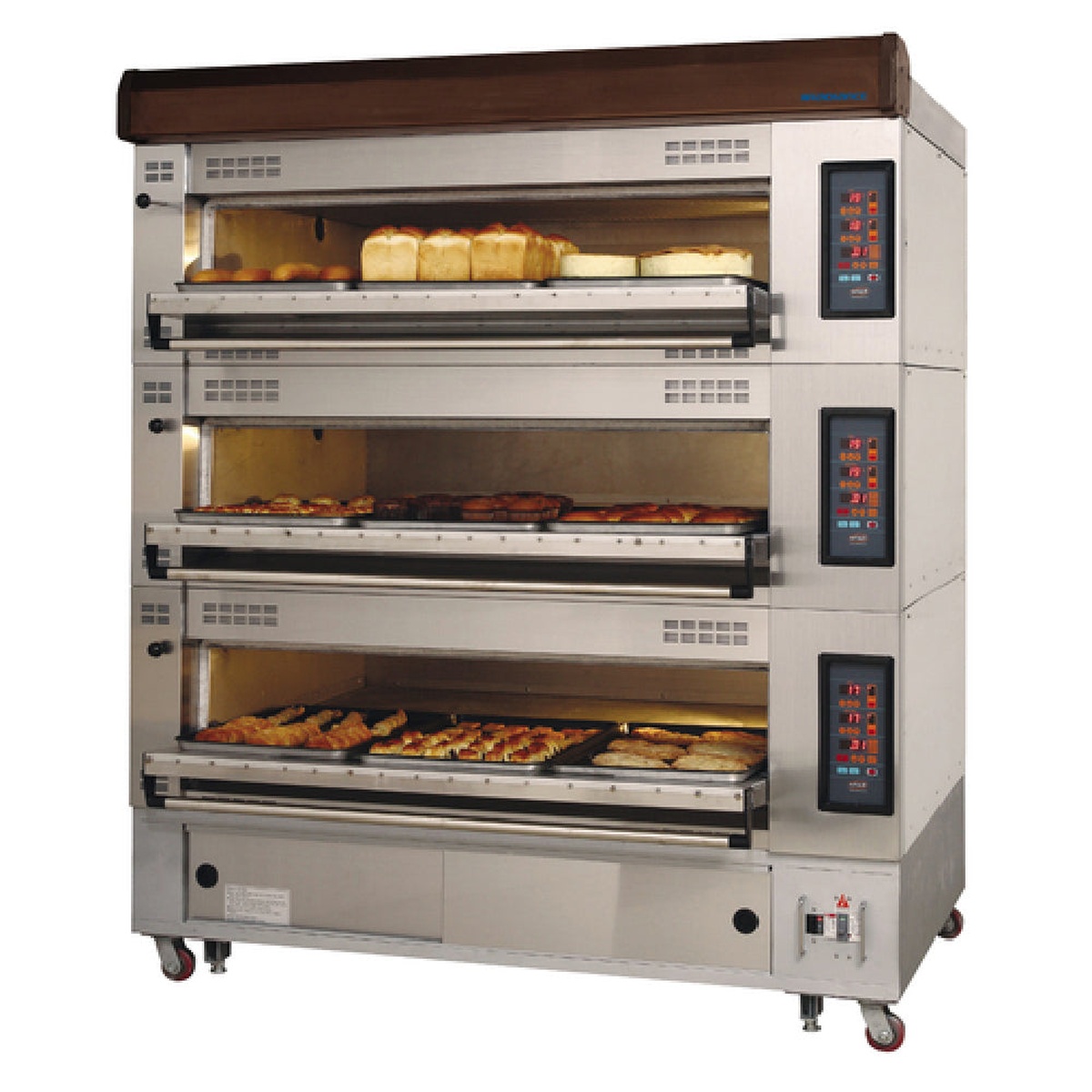 Turbo Air RBDO-23 three-tier electric deck oven with digital controls