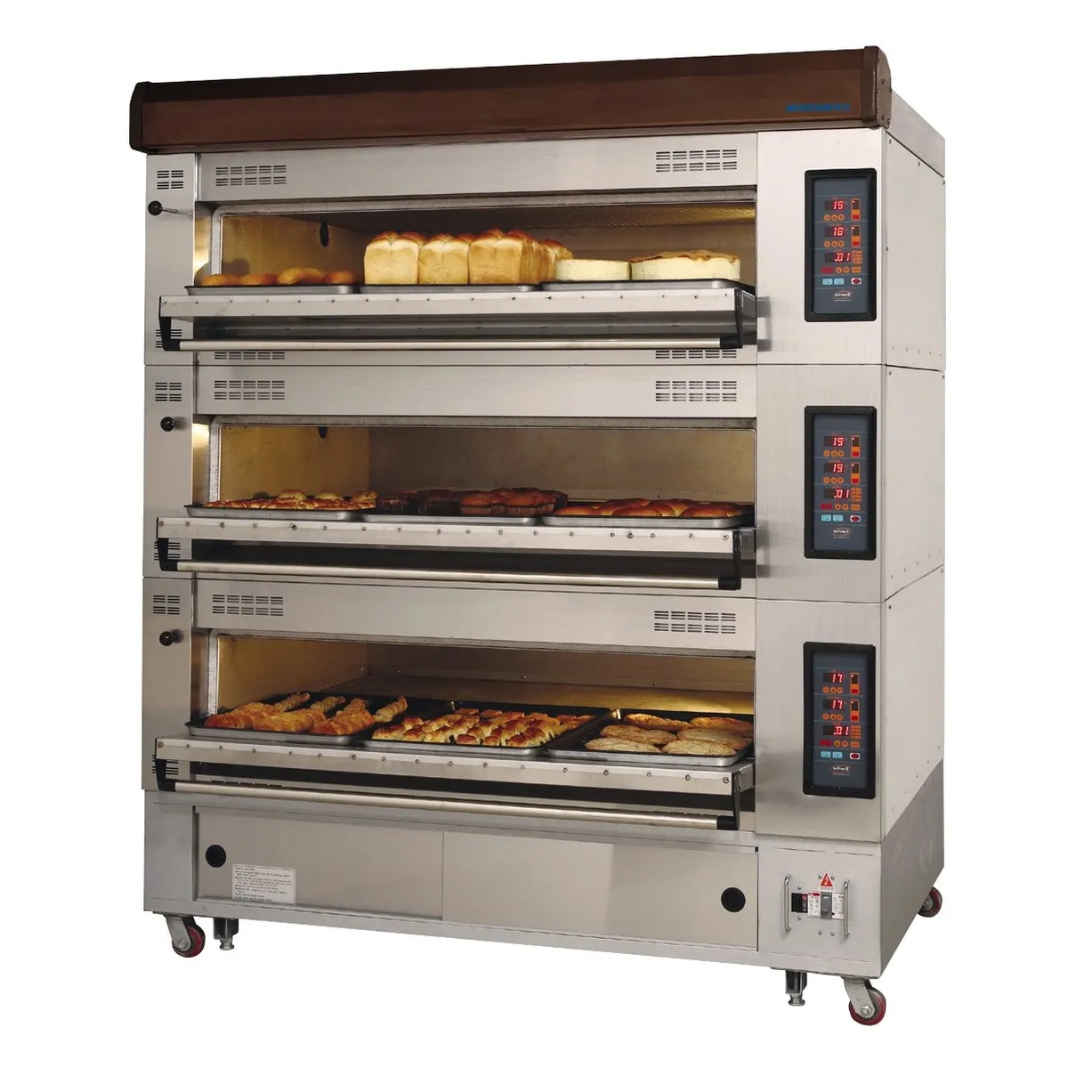 Turbo Air RBDO-23U electric triple deck oven with digital controls