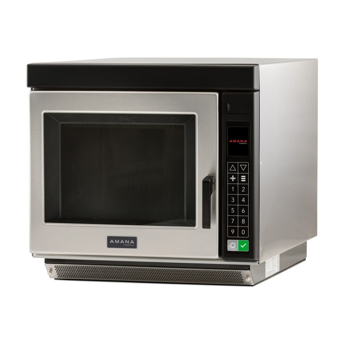 Amana commercial countertop microwave with touch pad controls