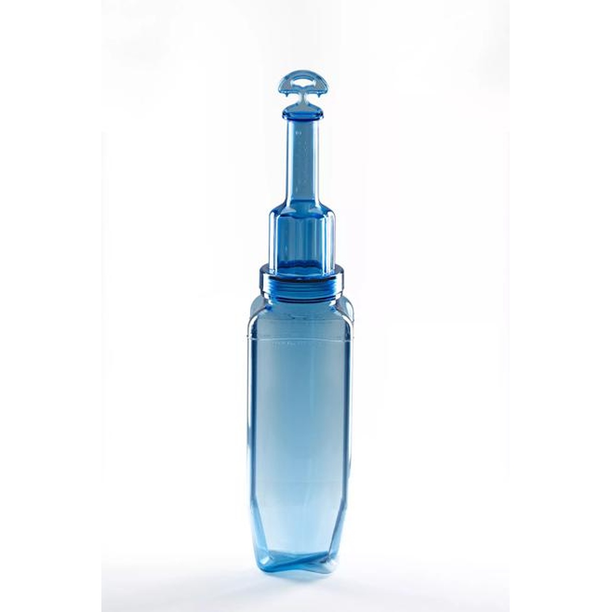 San Jamar Rapi-Kool Plus 128 oz blue cooling paddle, fully assembled, full product view on white background