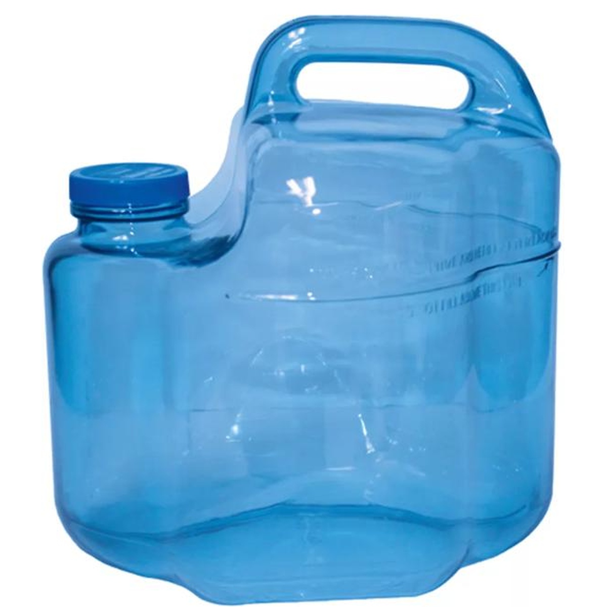 San Jamar Rapi-Kool RCU256 256 oz blue polycarbonate chilling paddle with handle and screw cap
