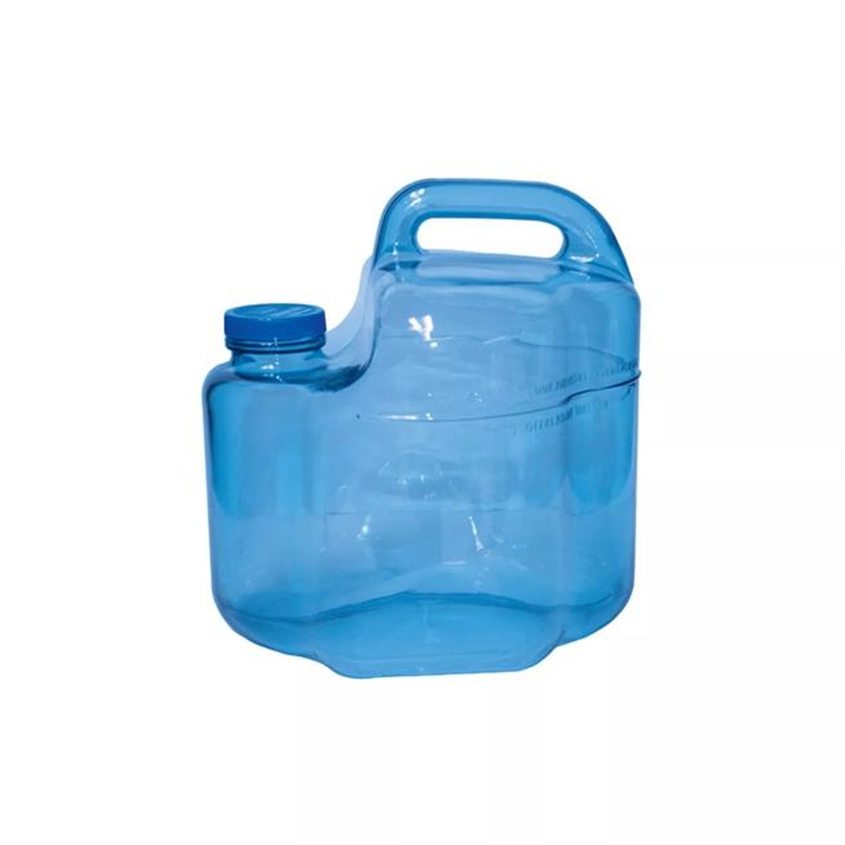 San Jamar Rapi-Kool RCU256 256 oz blue polycarbonate cooling paddle side profile view