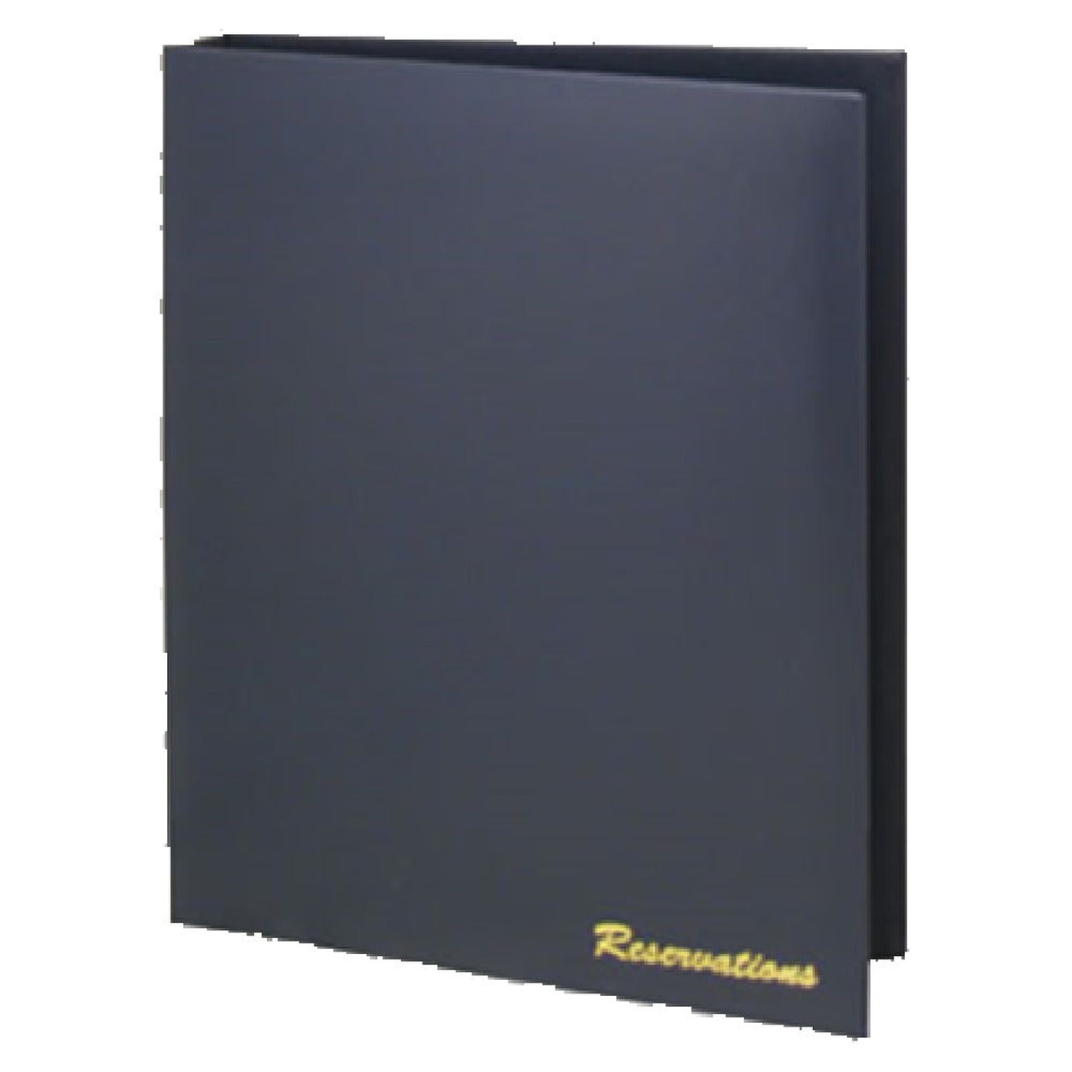 H. Risch RESBOOK navy blue padded reservation book with gold script Reservations on cover