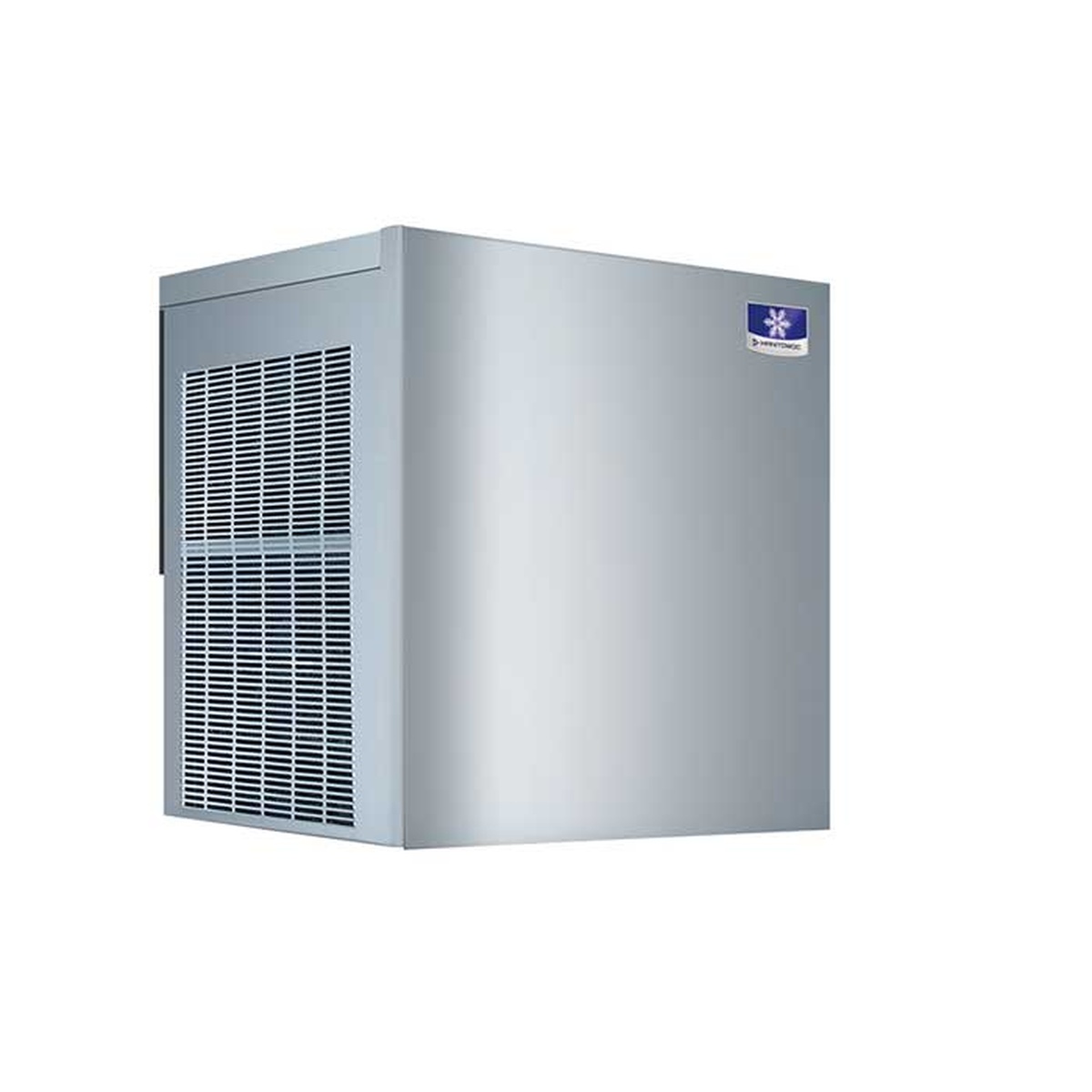 Manitowoc RFP0620A flake ice machine head, stainless steel exterior with ventilation grille