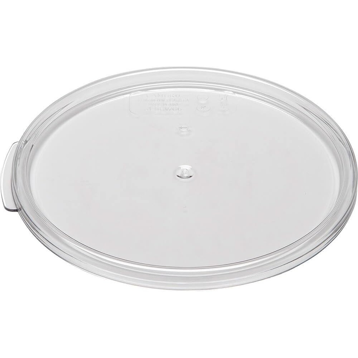 Cambro RFSCWC6135 clear round polycarbonate snap-on lid for 6 and 8 quart storage containers