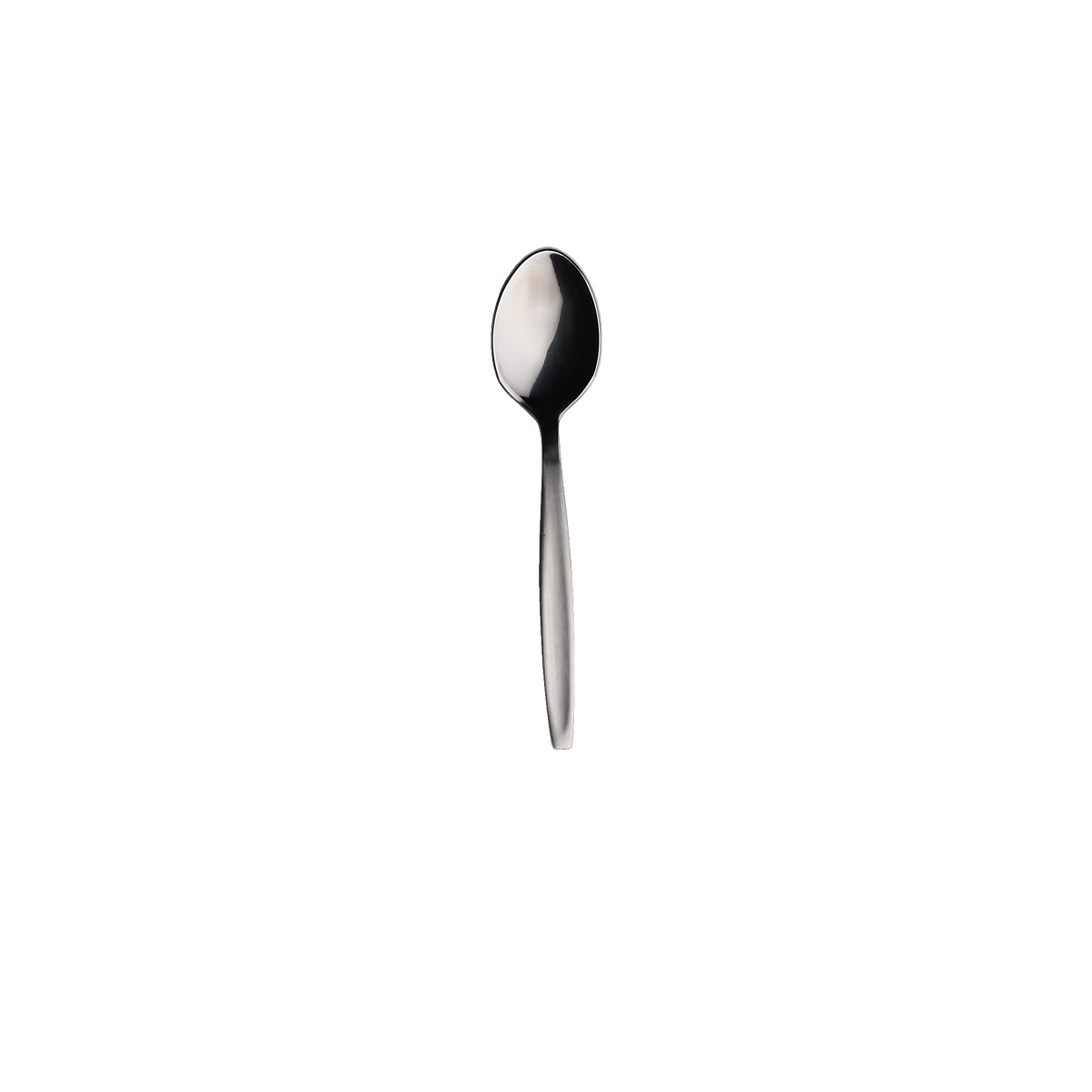 Libertyware RSQ8 Reunion Square After Dinner Demitasse Spoon with satin-finished handle and polished bowl