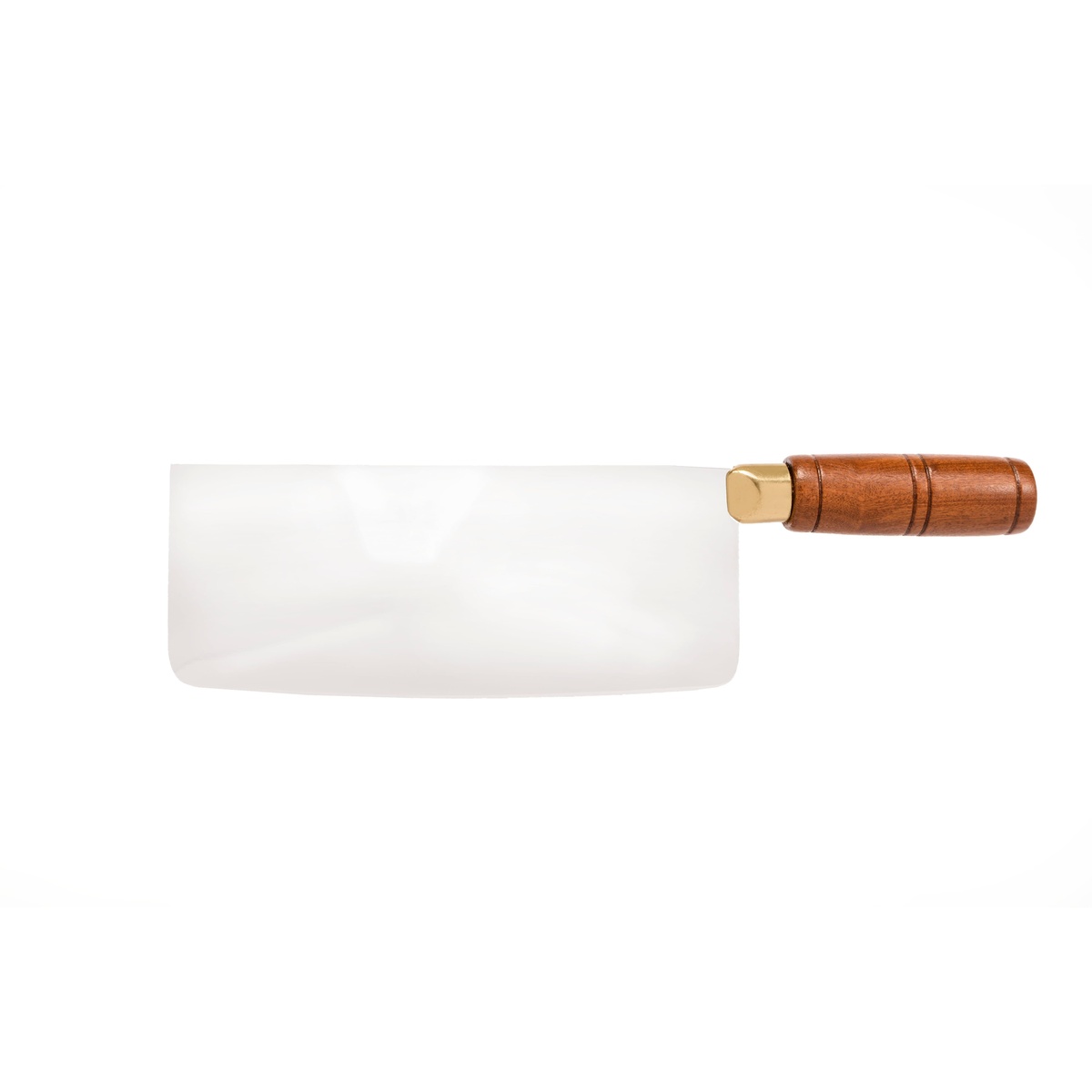 Master Grade RT-654 Chinese style all-purpose knife with wide stainless steel blade and wood handle