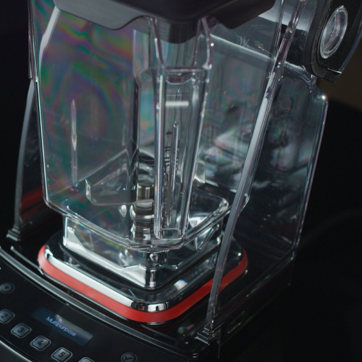 WildSide+ jar positioned inside Blendtec sound enclosure