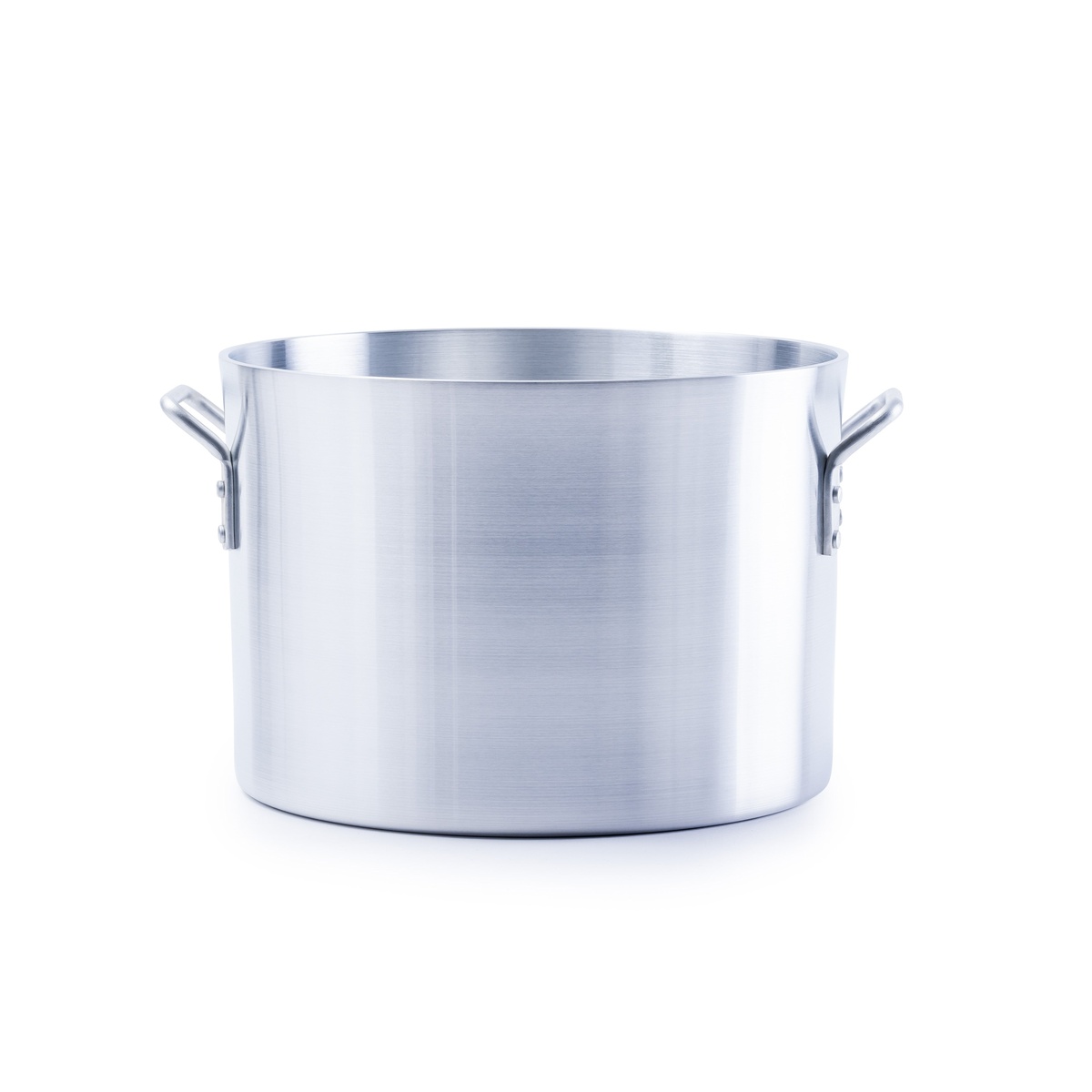 Libertyware SAU26H 26-quart heavy duty aluminum sauce pot with riveted handles, plain view