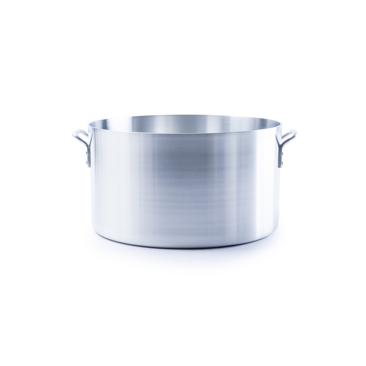 Clean view of the Libertyware 60 Quart Sauce Pot showing riveted handles