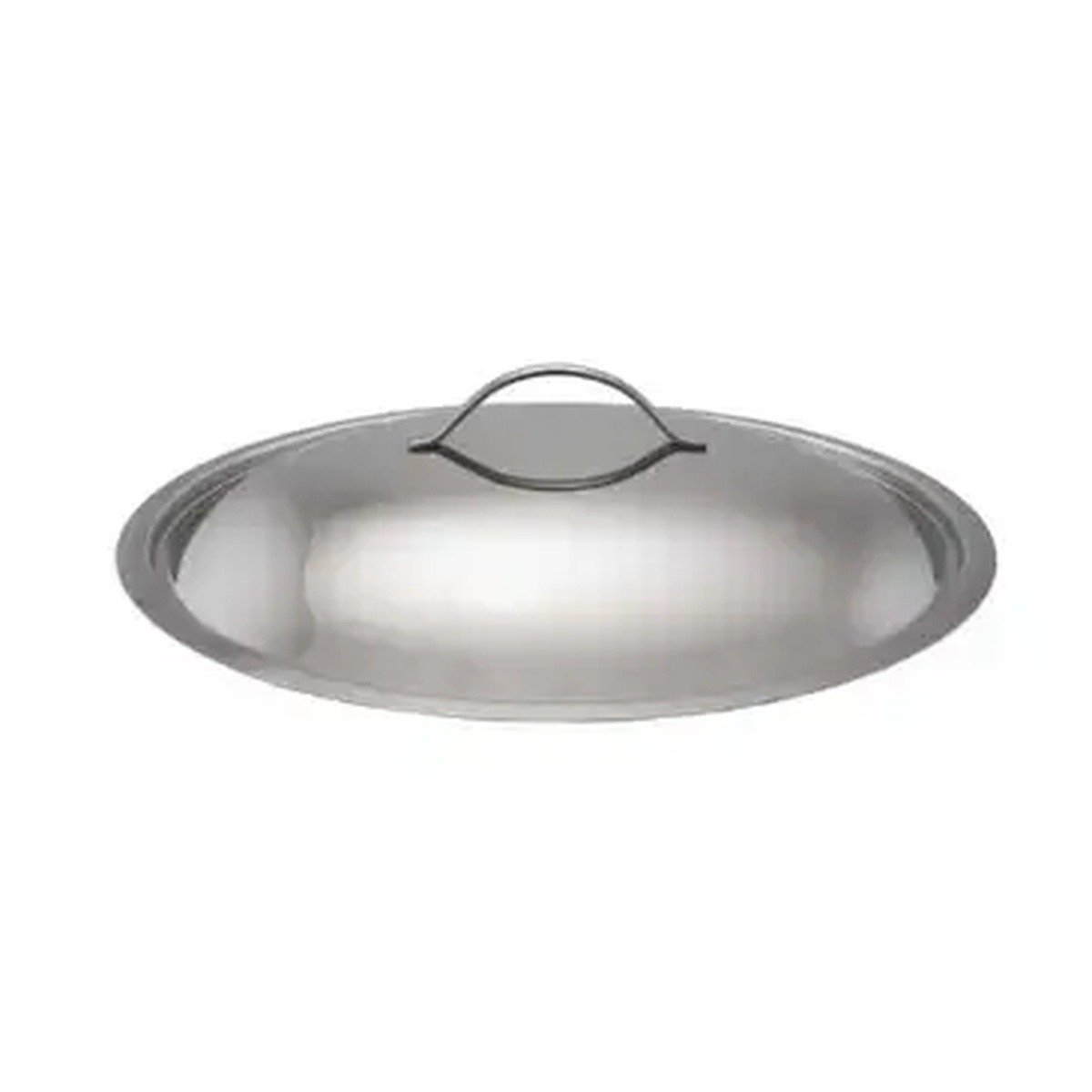Libertyware SCVR28 dome-shaped stainless steel cookware cover with loop handle, 12-inch diameter