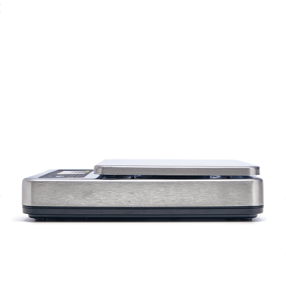CDN SD1110X submersible scale side profile showing low-profile brushed stainless steel housing and removable platform