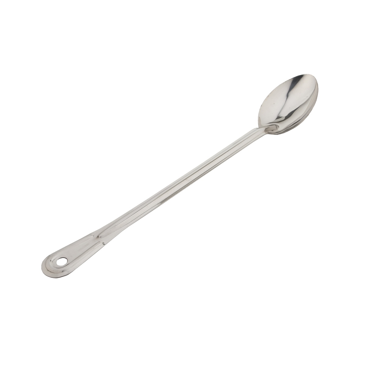 Libertyware SD18 18-inch solid stainless steel basting spoon with mirror polished finish and hanging hole
