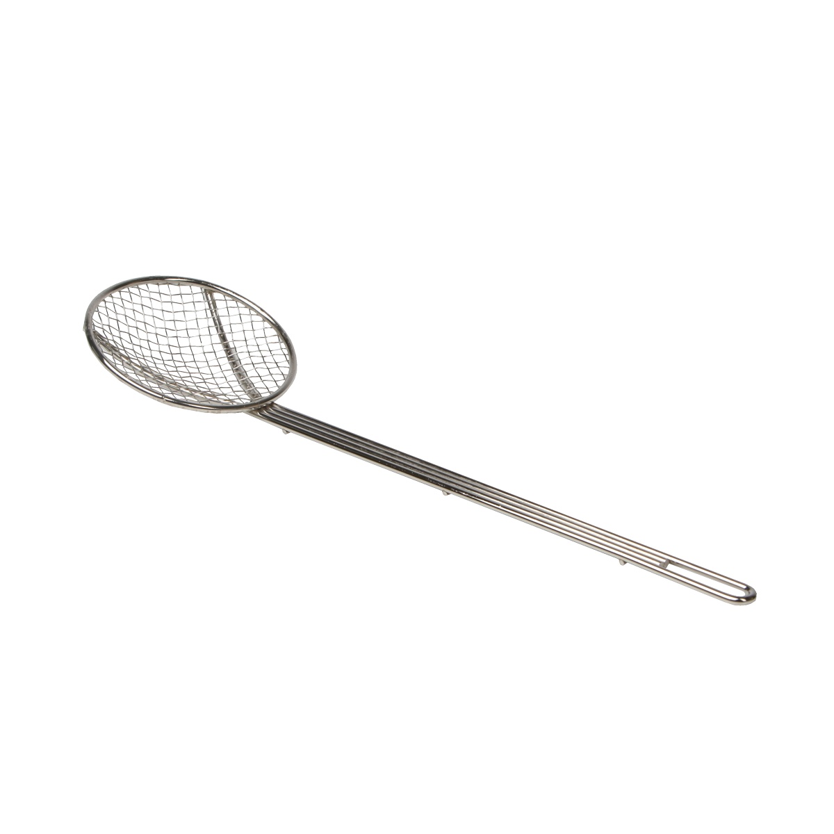 Libertyware SKM5W 5-inch round medium mesh chrome plated skimmer with long wire handle