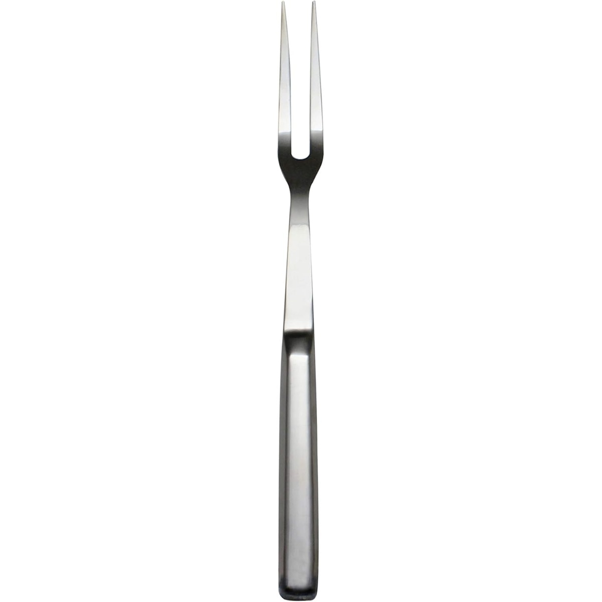 Thunder Group SLBF004 stainless steel 2-tine pot fork on white background