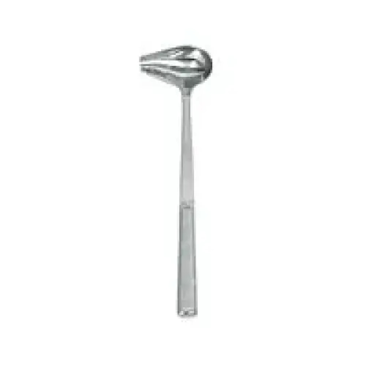 Thunder Group SLBF006 stainless steel spout ladle with finger grip handle and tapered pour spout