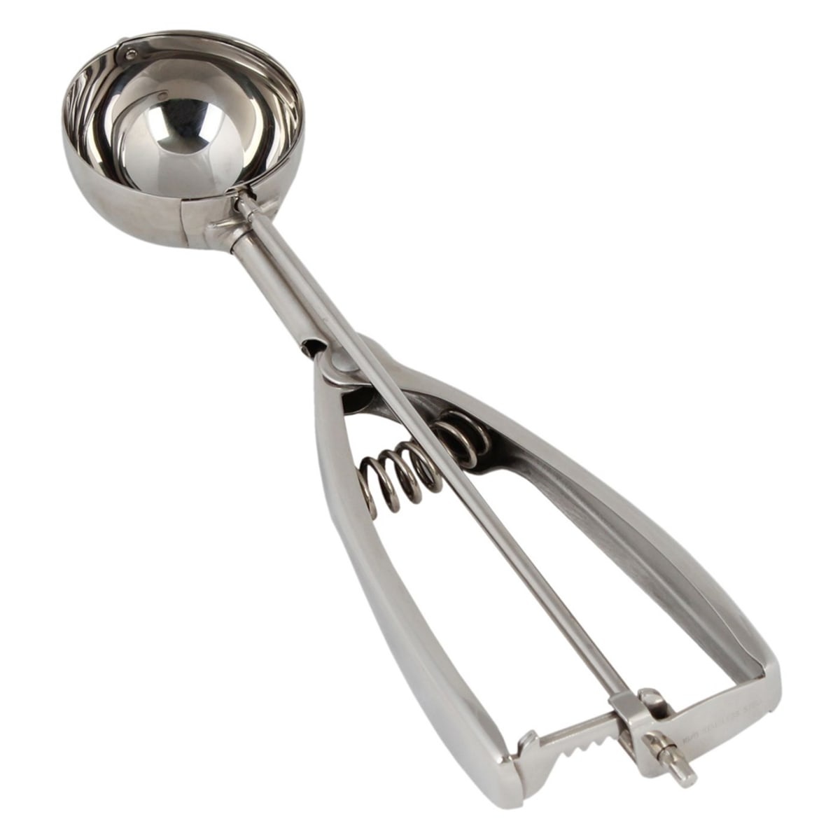 Thunder Group SLDA024 stainless steel size 24 disher with spring-release twin-grip handle