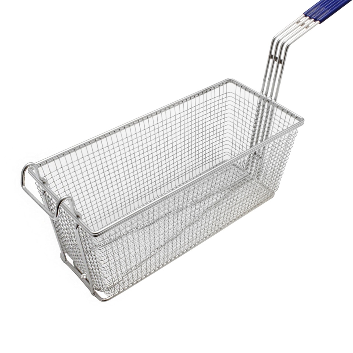 Top view of Thunder Group SLFB005 wire mesh fryer basket