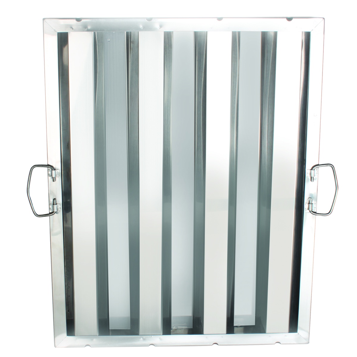 Thunder Group SLHF1620 stainless steel exhaust hood filter with rugged drop handles on both sides